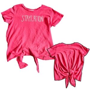 Sundry Staycation Sz Medium Tie Back Top